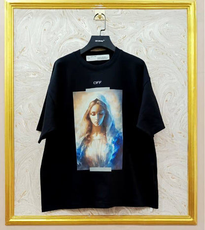 OWS-56 | Off-White Style Graphic T-Shirt – Streetwear Oversized Tee