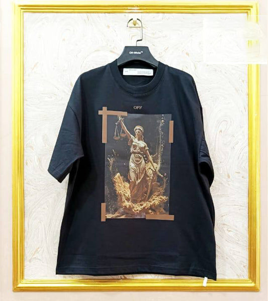 OWS-72 | Off-White Style Graphic T-Shirt – Streetwear Oversized Tee