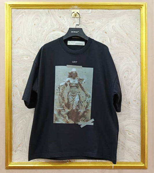 OWS-75 | Off-White Style Graphic T-Shirt – Streetwear Oversized Tee