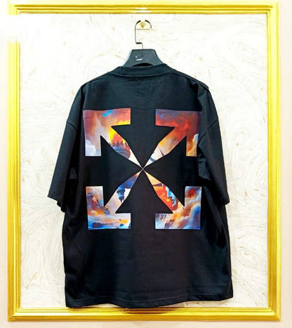 OWS-81 | Off-White Style Graphic T-Shirt – Streetwear Oversized Tee