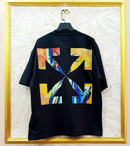 OWS-84 | Off-White Style Graphic T-Shirt – Streetwear Oversized Tee