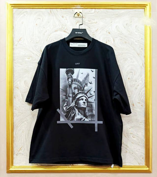 OWS-88 | Off-White Style Graphic T-Shirt – Streetwear Oversized Tee