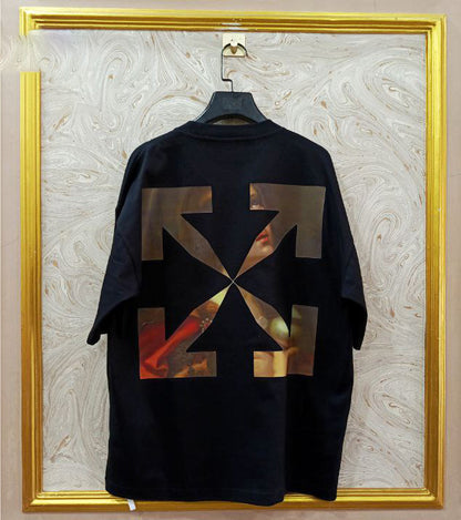 OWS-93 | Off-White Style Graphic T-Shirt – Streetwear Oversized Tee
