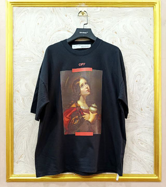 OWS-93 | Off-White Style Graphic T-Shirt – Streetwear Oversized Tee