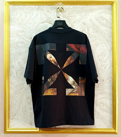 OWS-94 | Off-White Style Graphic T-Shirt – Streetwear Oversized Tee