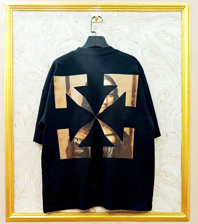 OWS-95 | Off-White Style Graphic T-Shirt – Streetwear Oversized Tee
