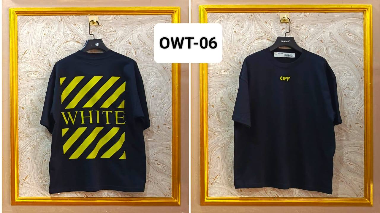 Off-White Inspired Back Logo T-Shirt - OWT-06