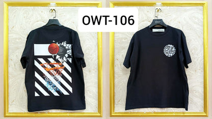 Off-White Inspired Back Logo T-Shirt - OWT-106