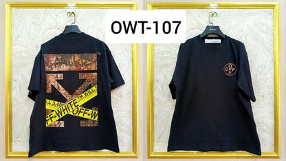 Off-White Inspired Back Logo T-Shirt - OWT-107