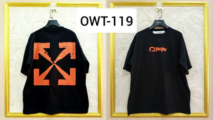 Off-White Inspired Back Logo T-Shirt - OWT-119