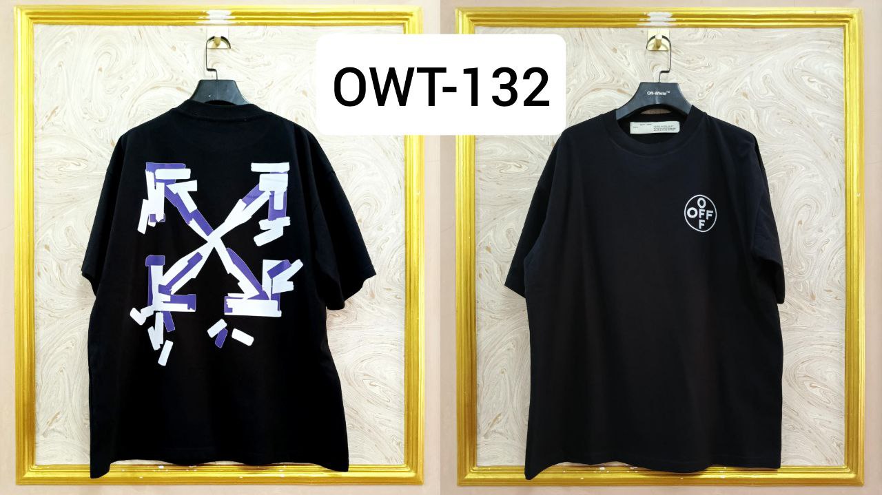 Off-White Inspired Back Logo T-Shirt - OWT-132