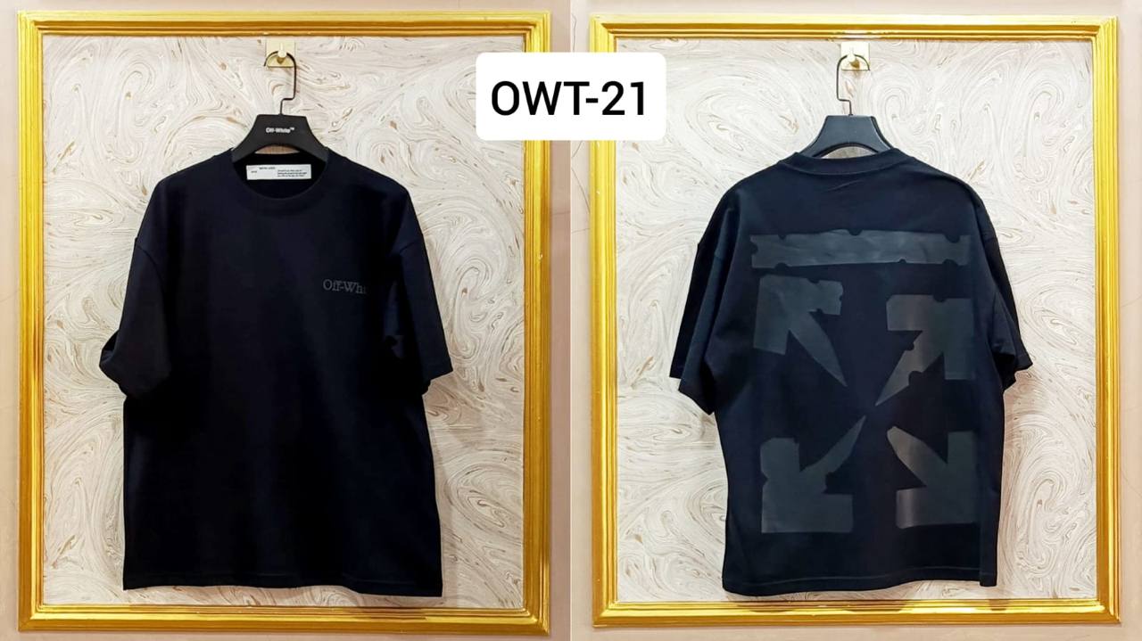 Off-White Inspired Back Logo T-Shirt - OWT-21
