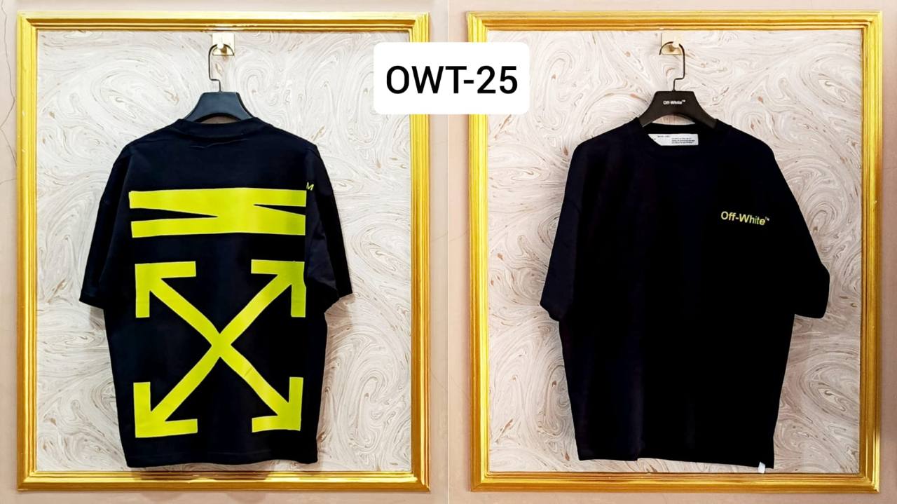 Off-White Inspired Back Logo T-Shirt - OWT-25