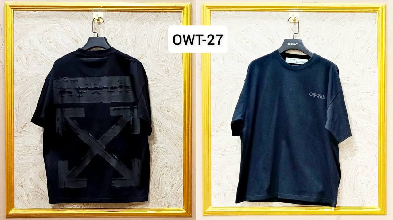Off-White Inspired Back Logo T-Shirt - OWT-27