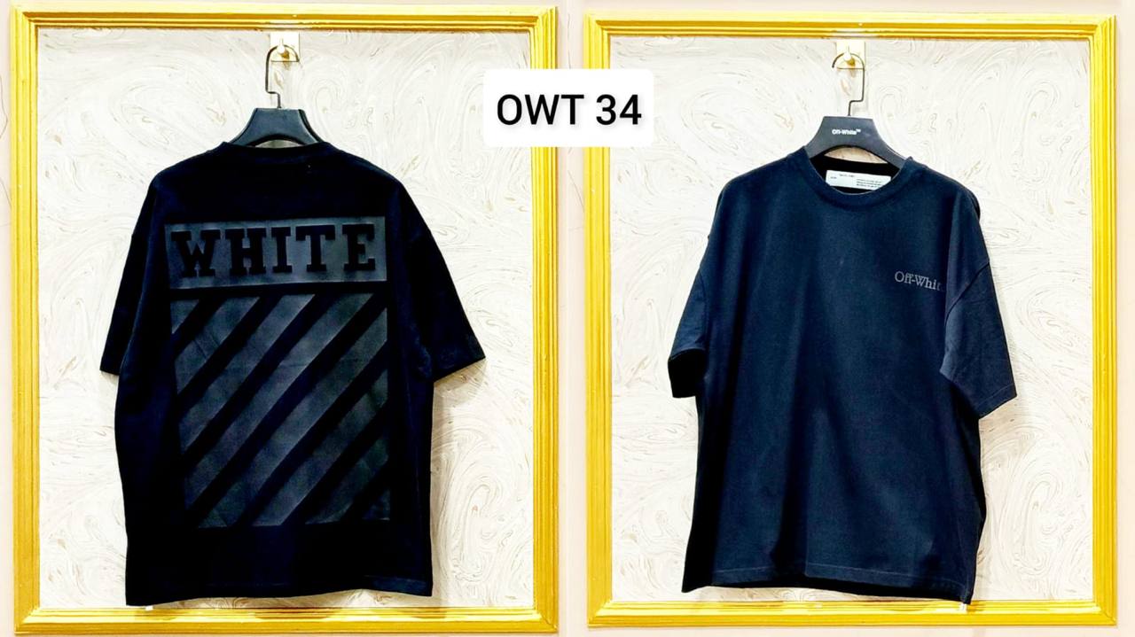 Off-White Inspired Back Logo T-Shirt - OWT-34