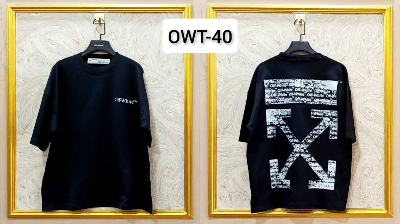 Off-White Inspired Back Logo T-Shirt - OWT-40