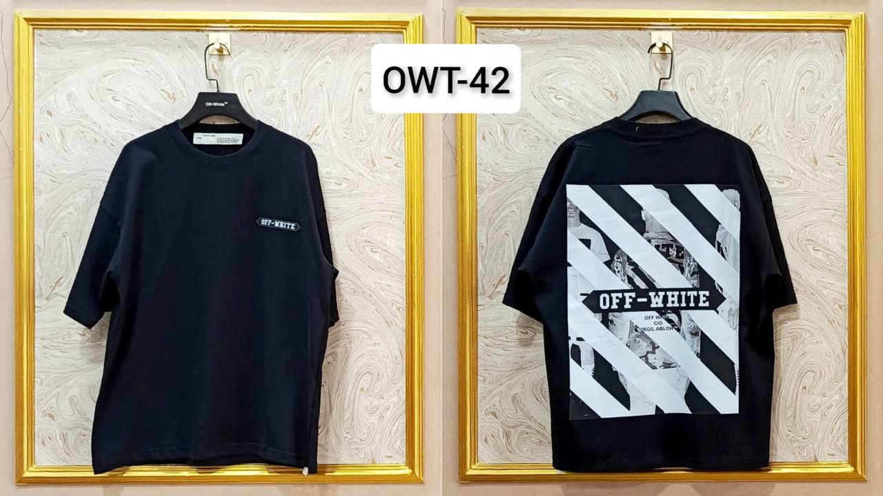 Off-White Inspired Back Logo T-Shirt - OWT-42