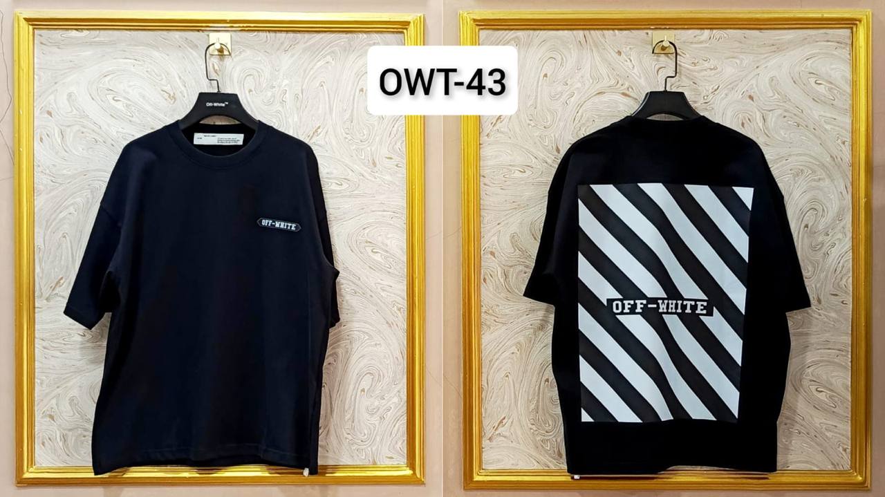 Off-White Inspired Back Logo T-Shirt - OWT-43
